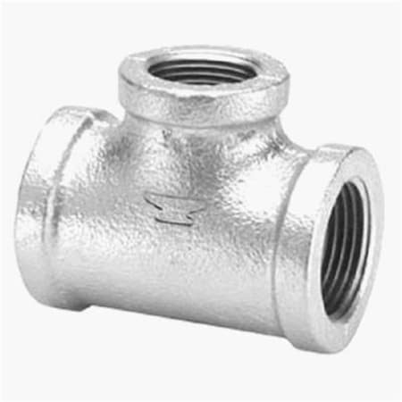 Anvil 8700121109 1.5 in. Malleable Iron Pipe Fitting Galvanized Tee 227819